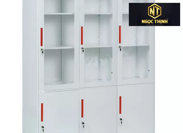 Tủ hồ sơ thép sơn tĩnh điện màu trắng  TU09K7D